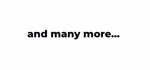 And many more